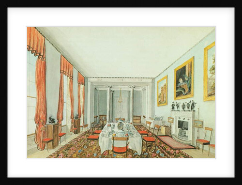 The Dining Room at Aynhoe, 23 January 1835 by Lili Cartwright