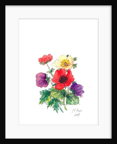 Anemones, 2007 by Nell Hill