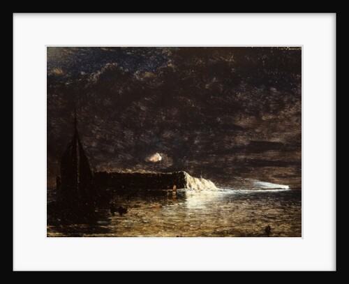 Night Bombardment, Fort Sumter, December 10, 1864 by Conrad Wise Chapman