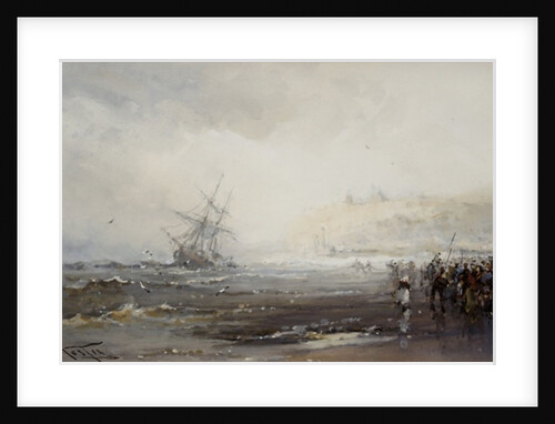 Wreck at Whitby, c.1870 by Frank Wesley