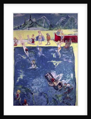 Swimmers in Wengen by Julie Held