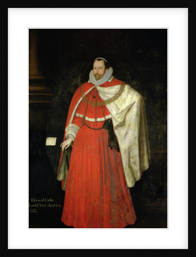 Edward Coke, Lord Chief Justice by Marcus the Younger Gheeraerts