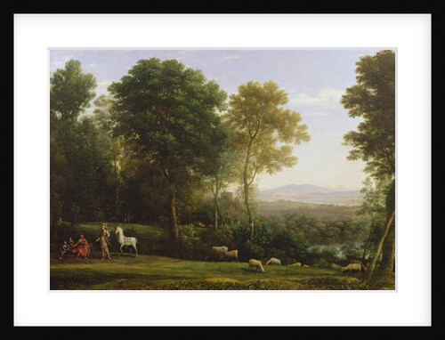 Landscape with Erminia in Discourse with the Old Man and his Sons by Claude Lorrain