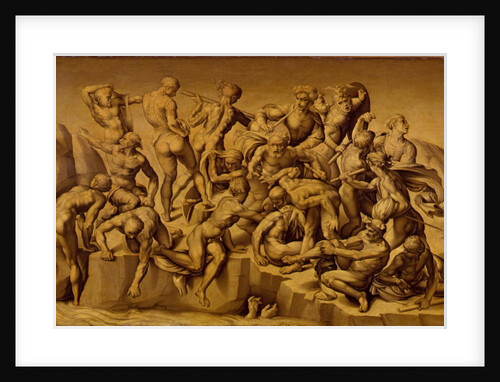 The Battle of Cascina, or The Bathers, after Michelangelo, 1542 by Aristotile da Sangallo