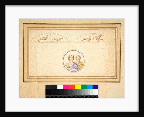 Husband and wife in central circle by Pietro Santi Bartoli