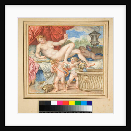 Recumbent Danae with the Cupids Shown by Pietro Santi Bartoli