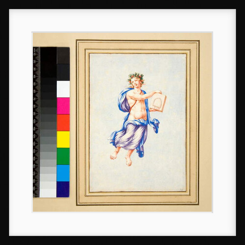 Male figure hovering by Pietro Santi Bartoli