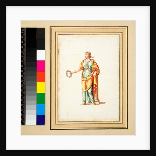 Female figure turned to spectator's left by Pietro Santi Bartoli