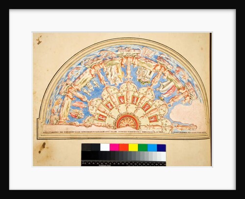 Design for a ceiling lunette by Pietro Santi Bartoli
