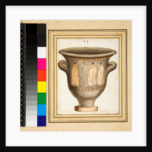 A red figured vase by Pietro Santi Bartoli