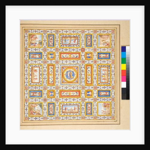 A design for a ceiling fresco by Pietro Santi Bartoli
