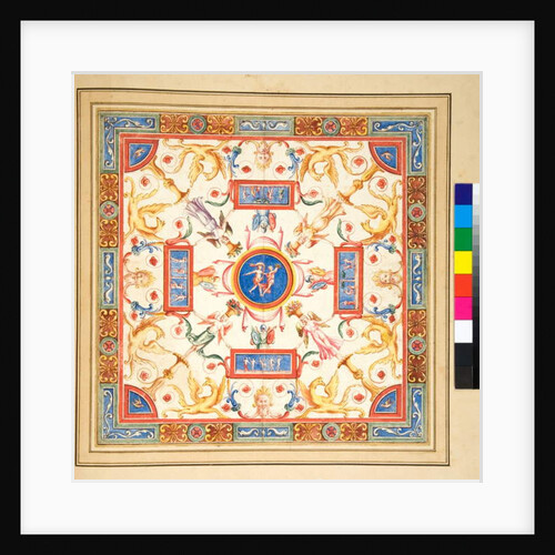 Design for a ceiling fresco by Pietro Santi Bartoli
