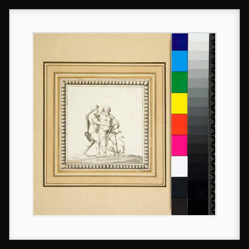 Three silver panels from the front of a wooden chest by Pietro Santi Bartoli