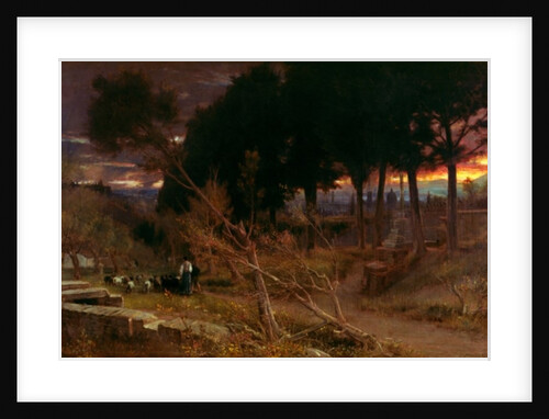 Florence, evening, 1896 by Albert Goodwin