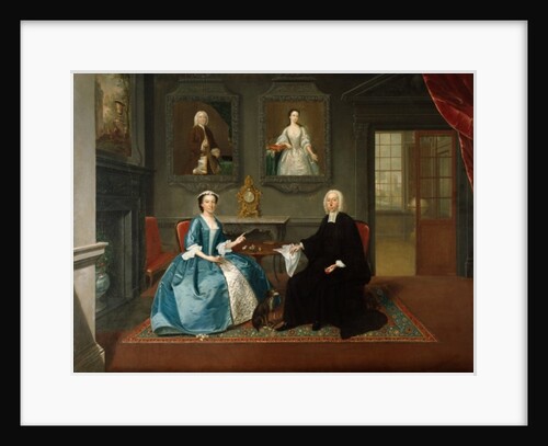 Reverend Streynsham Master and his wife, Margaret of Croston, Lancashire, 1743-44 by Arthur Devis