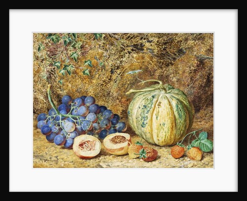 Grapes and Strawberries, 1877 by Thomas Collier