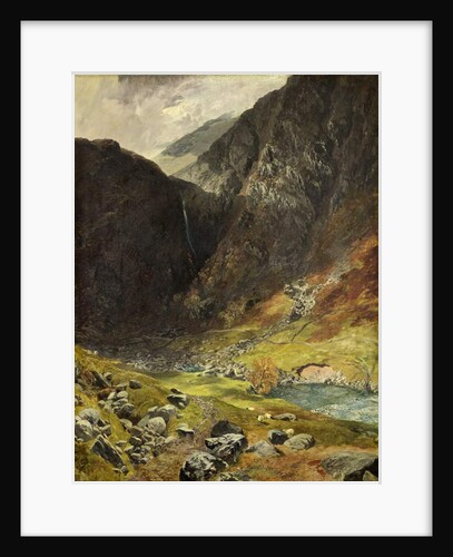 Styhead Pass, Borrowdale, 1854 by Alfred William Hunt