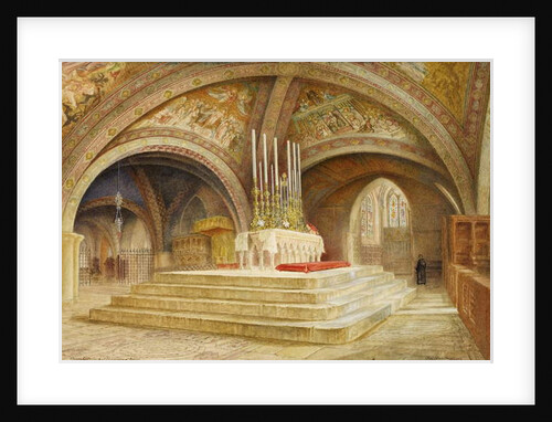 High Altar over the Tomb of Francis of Assisi, 1909 by Ada Hunter