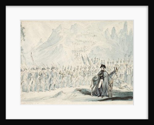 Wellington in the Pyrenees with his Mule by Isaac Robert Cruikshank