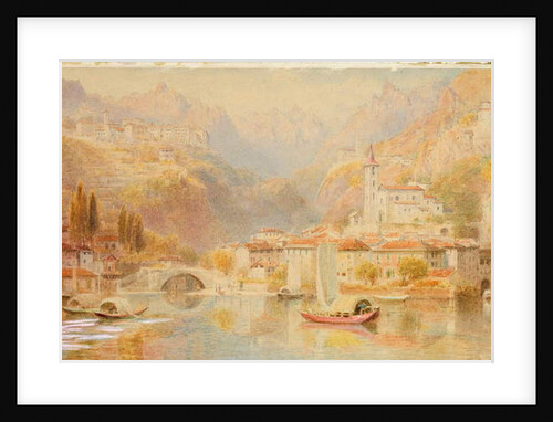 Lake Lugano by Ebenezer Wake-Cook