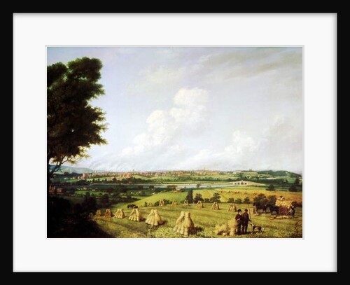 View of Preston from Penwortham Mill, 1821 by John Jenkinson