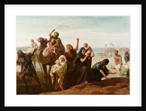 The Sudden Rising of the Nile, 1865 by Frederick Goodall