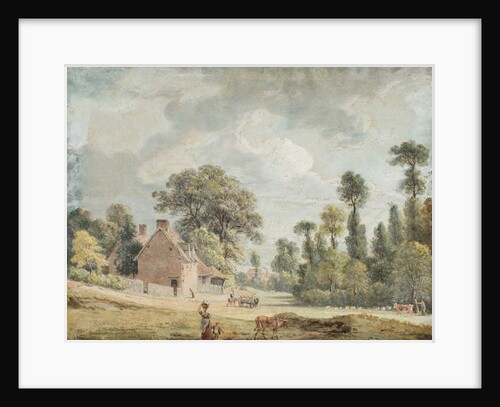 Looking down Egham Hill by Paul Sandby