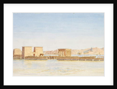 The Temple of Isis on the Island of Philae, c.1907-10 by John Somerscales