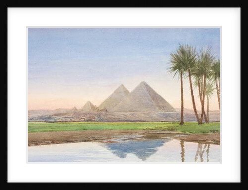 The Pyramids at Gizah, c.1907-10 by John Somerscales