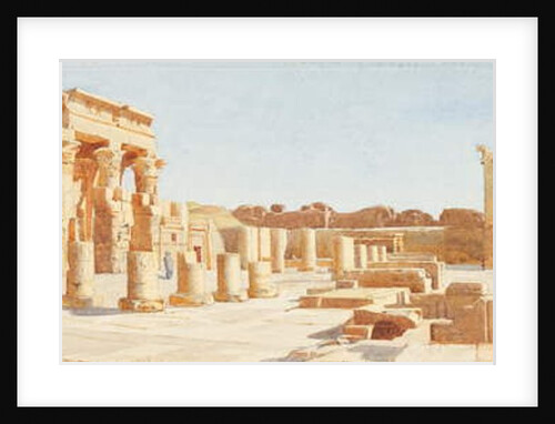 Temple at Kom-Ombo, Upper Egypt, c.1907-10 by John Somerscales