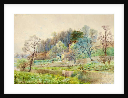 A Forest Farm, Horsham, Sussex, c.1880-1900 by Arthur Willett