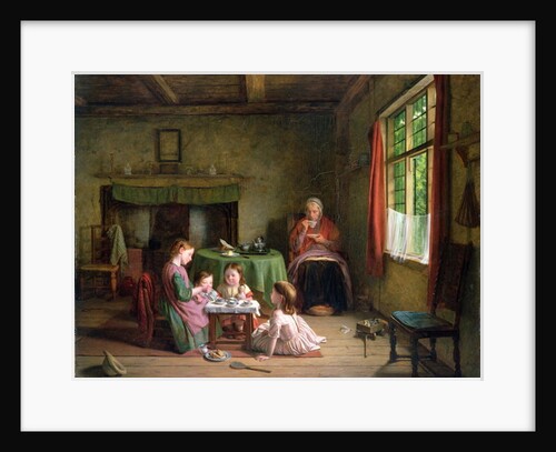 A Tea Party, 1862 by Thomas Webster