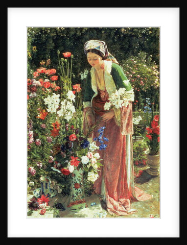 In the Bey's Garden, 1865 by John Frederick Lewis