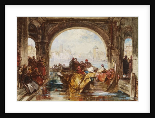 The Doge's Watergate at Venice, c.1830 by George Cattermole