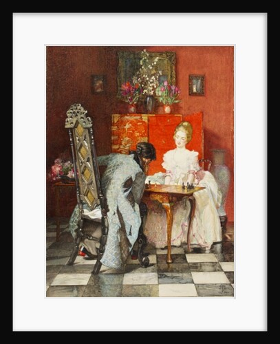 The Chess Players, or Black to Move, 1920 by Joseph Walter West