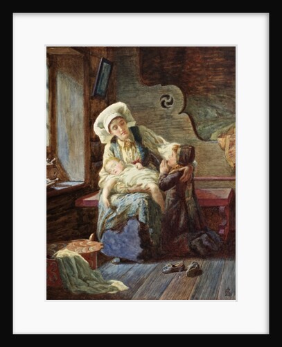 Evening in a Norwegian Home, 1882 by Catharine Adelaide Sparkes