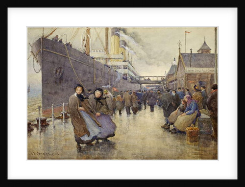 The Day Departure, Liverpool Landing Stage, 1905 by Joseph Yelverton Dawbarn