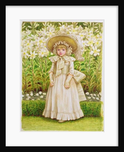 Child in a White Dress, c.1880 by Kate Greenaway