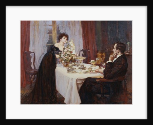 The Anniversary, 'I love thee to the level of everyday's most quiet need' - Elizabeth Barrett Browning, 1909 by Albert Chevallier Tayler