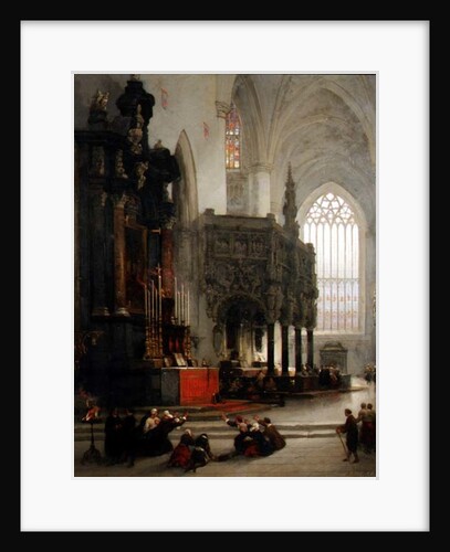 The Shrine of St. Gomar at Lierre, Belgium, 1849 by David Roberts
