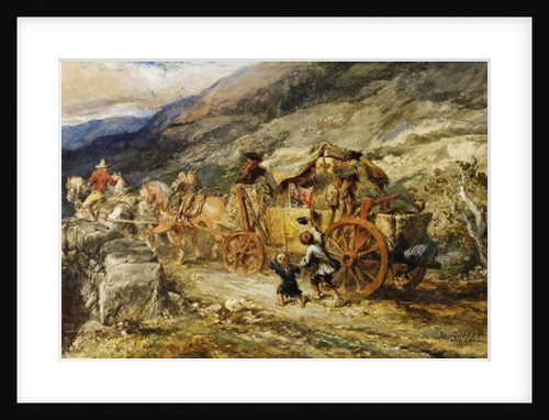 Stage Coach of the Last Century, 1855 by John Gilbert