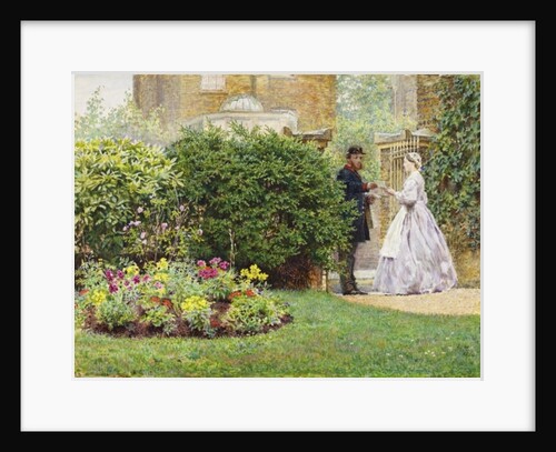 My Front Garden, 1864 by Frederick Walker