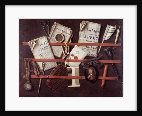 Letter Rack, c.1676 by Edwaert Colyer or Collier