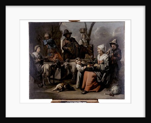 Peasant Family at a Well by Le Nain Brothers