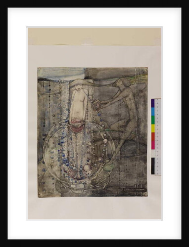 Man Makes the Beads of Life but Woman Must Thread Them, c.1912-15 by Frances Macdonald