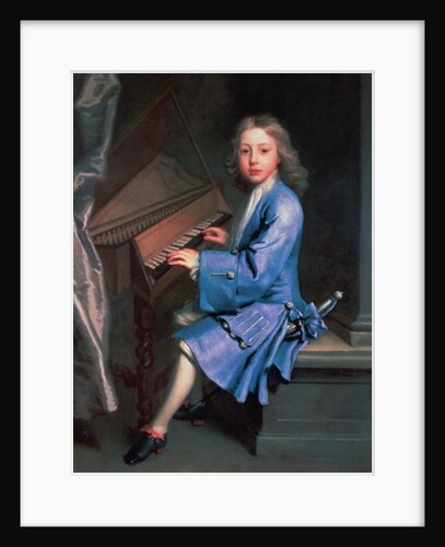 Garton Orme seated at the Spinet, c.1707 by Jonathan Richardson