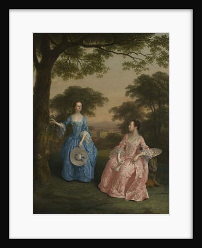 Alicia and Jane Clarke, c.1758 by Arthur Devis