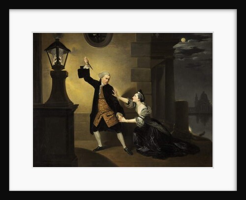 David Garrick as Jaffier and Susannah Cibber as Belvidera by Johann Zoffany