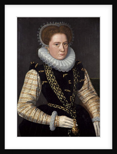 Portrait of a Lady in Spanish Costume, c.1585 by Dutch School