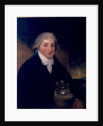 Venanzio Rauzzini with his dog, Turk, c.1795 by Joseph (attr. to) Hutchison